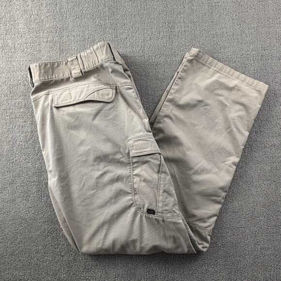 5.11 Tactical Pants Adult Size 42W 42L Tan Cargo Workwear Training Casual Men's - Picture 11 of 12